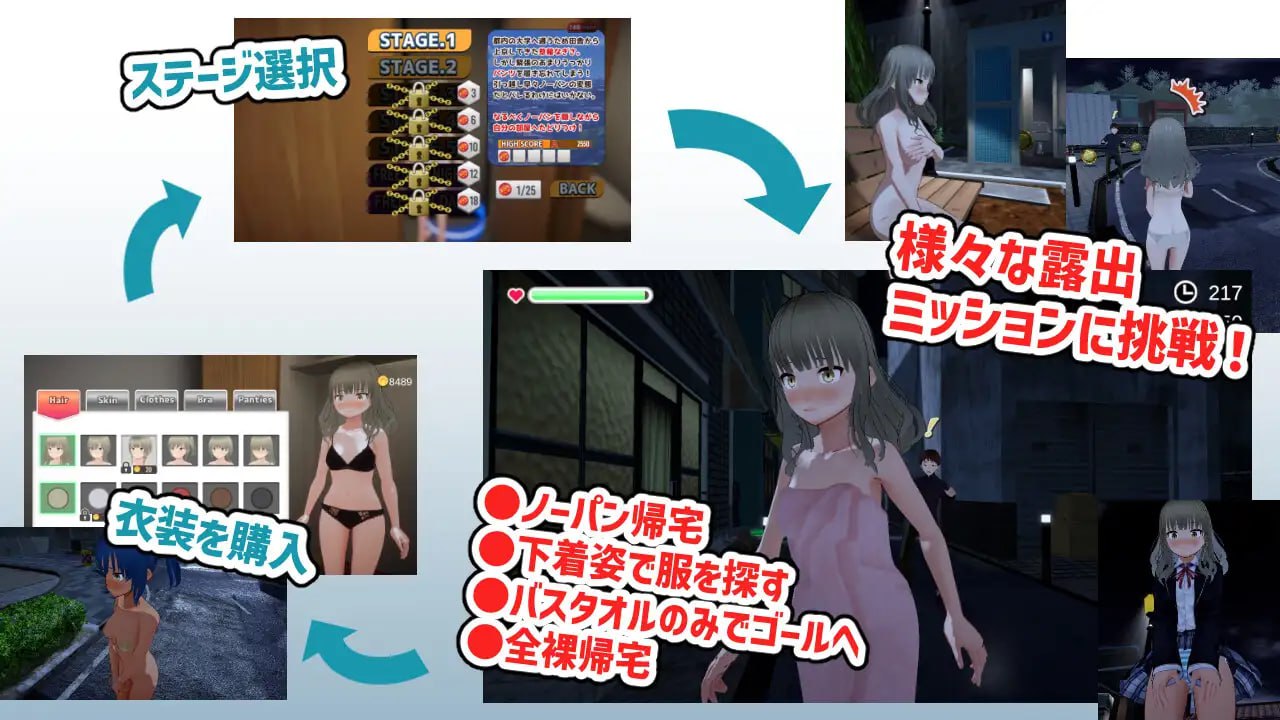 Naked Homecoming Kusanagi Nagisa Just Wants to Go Home