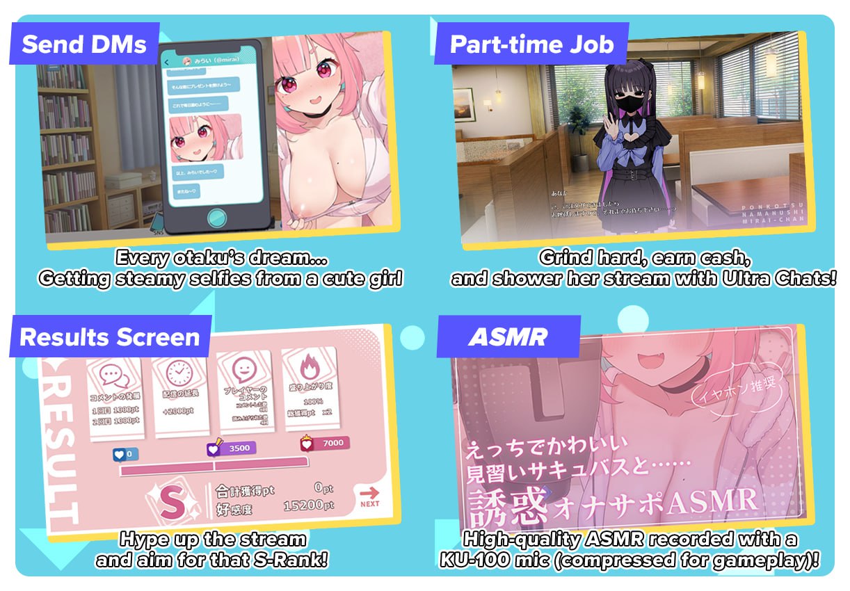 No-good Streamer Mirai-chan!