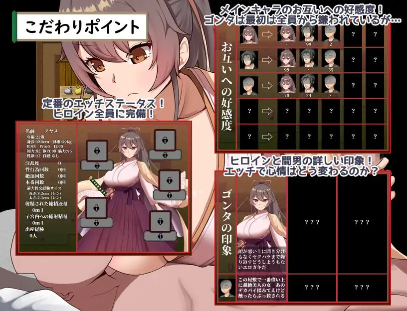 Buke Onna Toshu Ayame no Junan ~Katana to Ai to Sukebe Kozo Kara Hanarerarenai Karada~